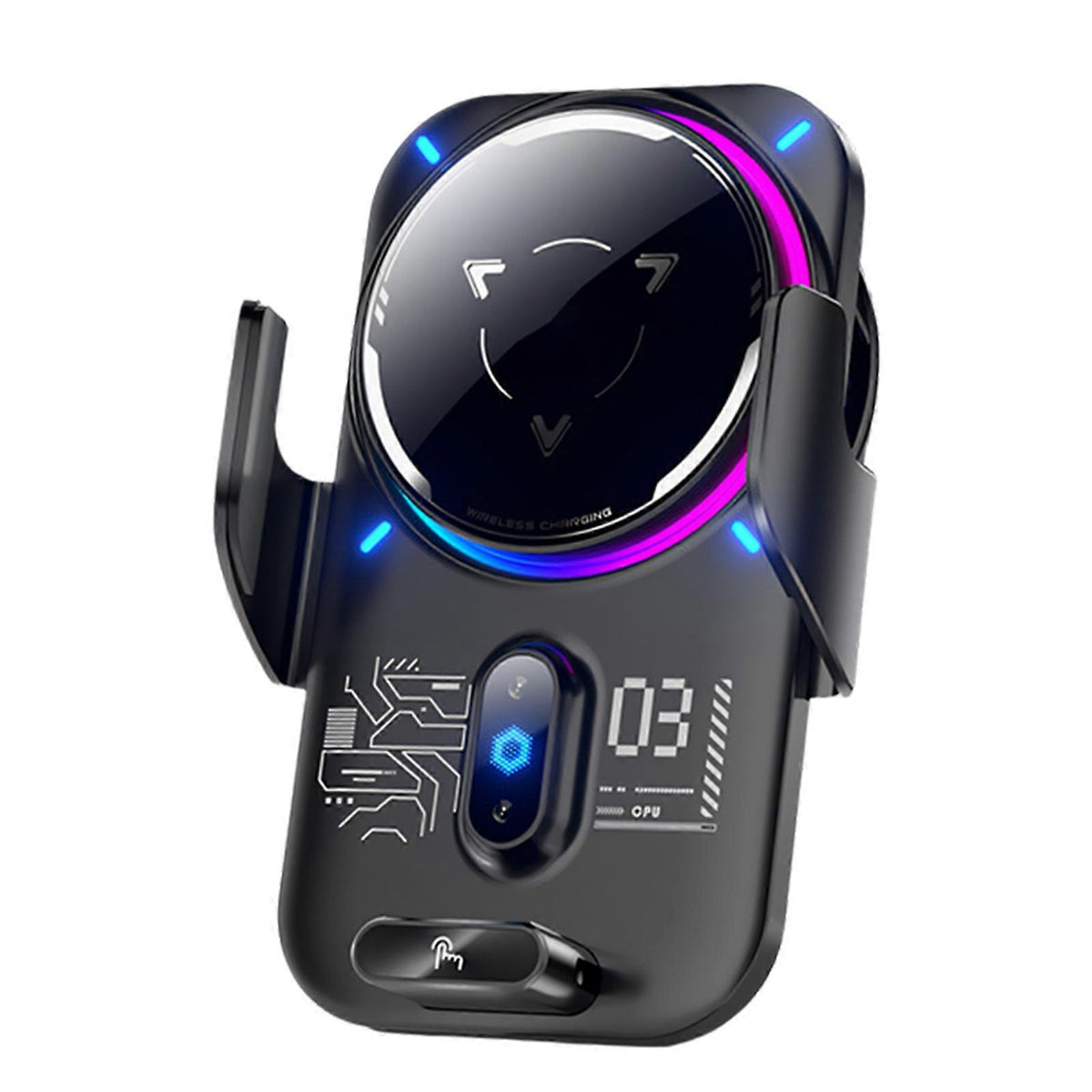 Magnetic Wireless Charging Mount for Car, 25W Air Outlet Phone Holder with Cooling Design for Commute Navigation
