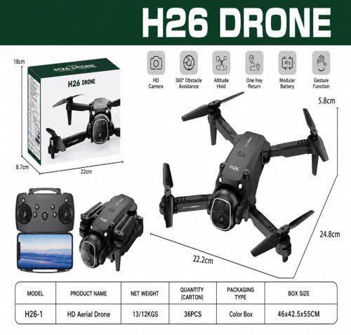 PM-385 H26-1 HD Camera Aerial Drone.