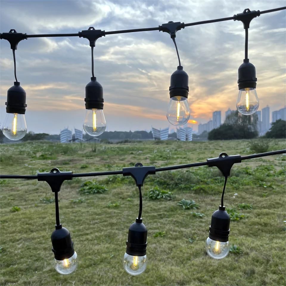 Solar String Lights – Outdoor LED Fairy Lights, Solar Powered Decorative Lighting for Garden, Patio, Balcony, Pergola & Camping, Weather-Resistant, Automatic Dusk-to-Dawn