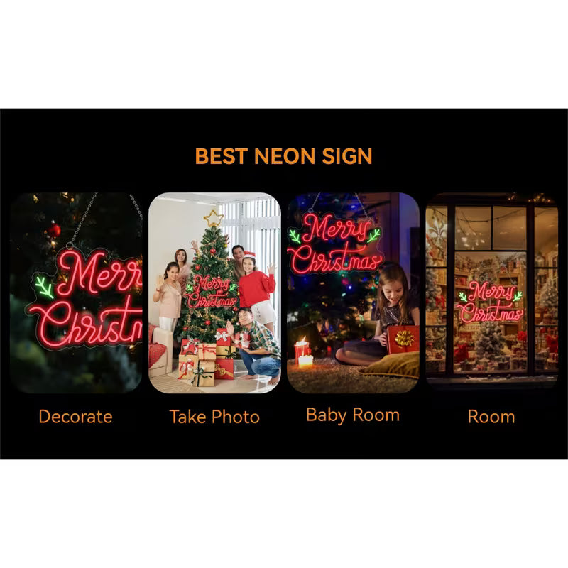 Merry Christmas LED Neon Sign
