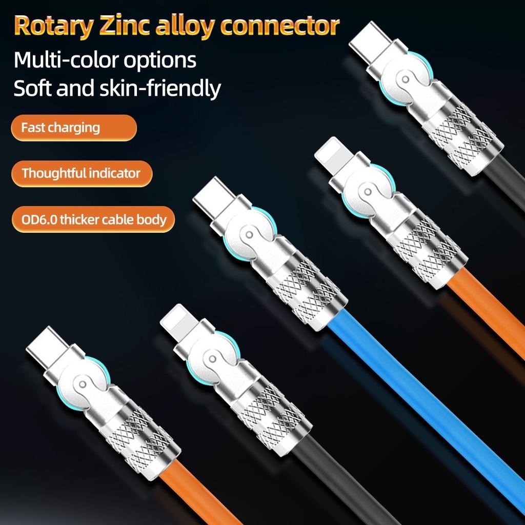 USB A to Lightning Cable – Fast Charging & Data Sync for iPhone, iPad, iPod | 1 Meter Durable Charging Cord | Compatible with iPhone 120W Fast Charging Cable, 180° Rotatable Portable Charger Cable Compatible For iPhone 17,16 Pro,15 Pro Max, 17 Air.