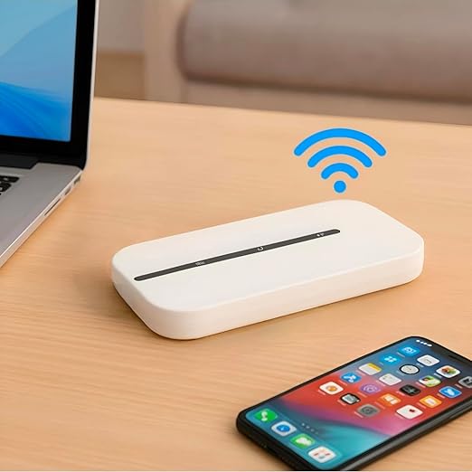Portable 4G WiFi Mobile Router with SIM Slot, 300Mbps, Compact