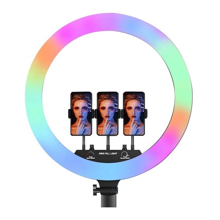 RGB Ring Light 18' inch with Tripod Stand MJ18.
