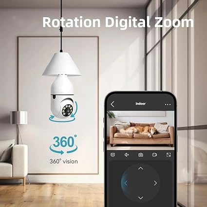 LIGHT BULB WiFi SECURITY CAMERA