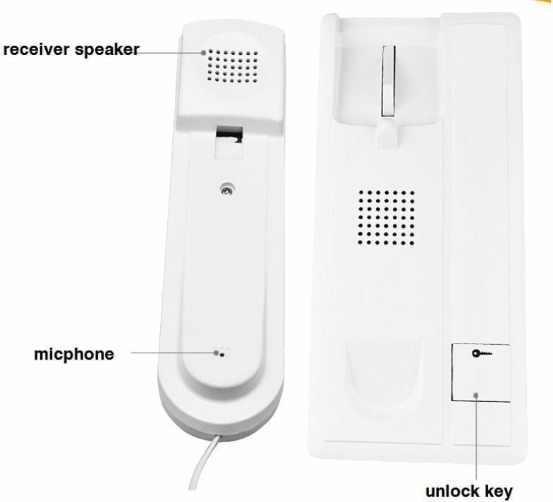 RL-3206B 2-Wire Intercom Doorbell System With Remote Unlock Function.