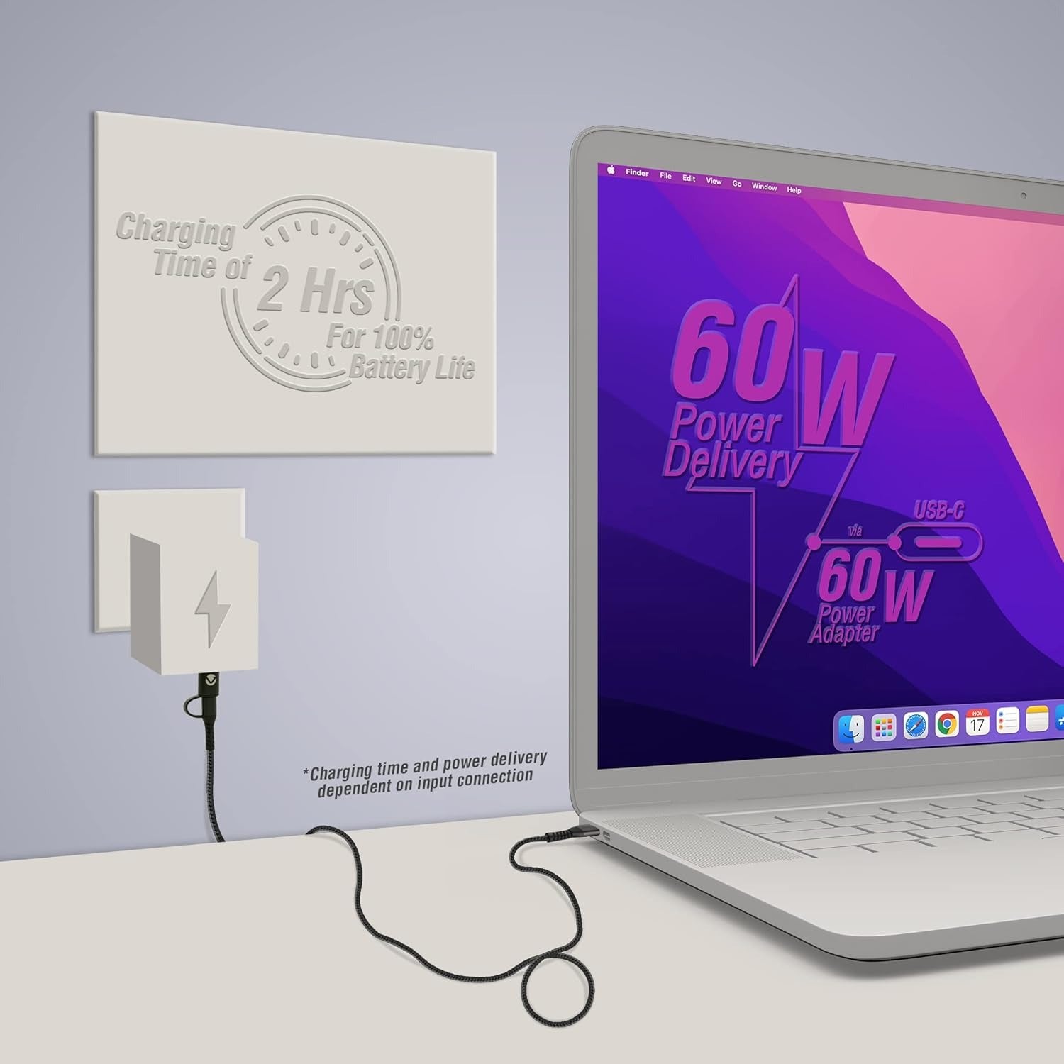 240W  Fast Charge  4-in-1 USB Cable (Black) Includes USB A to USB C, USB A to Lightning, USB C to USB C Cable & USB-C to Lightning Adapter - High-Speed Data...