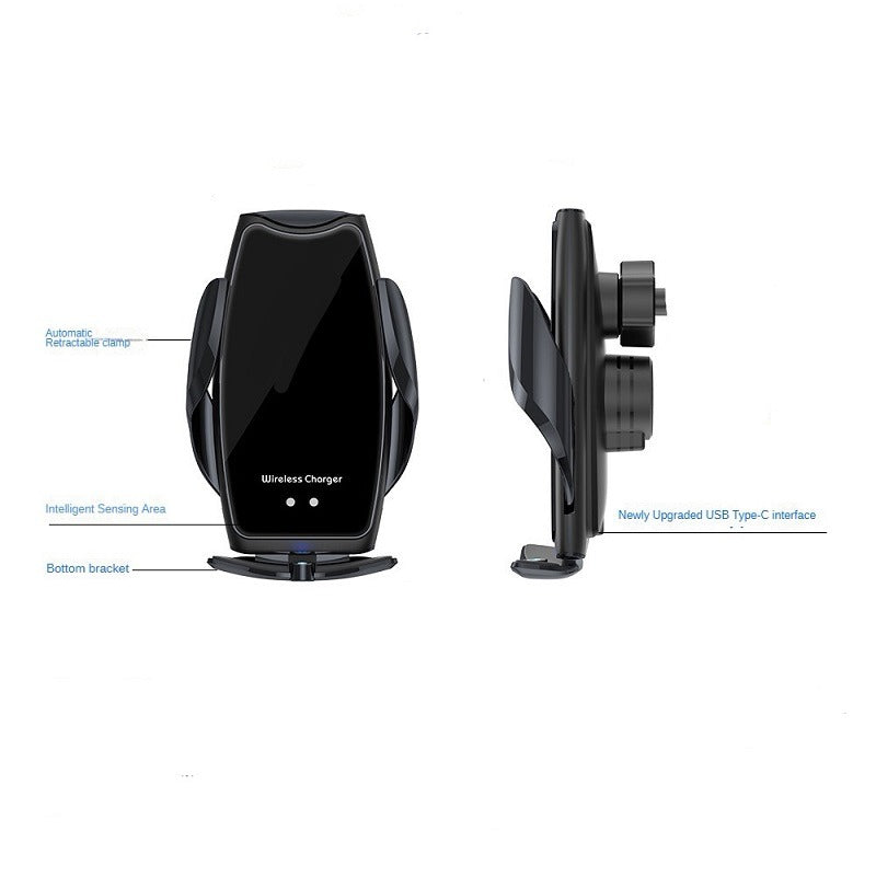 Wolulu AS-50905 Car Wireless 360° Rotation Phone Charger Holder 15W