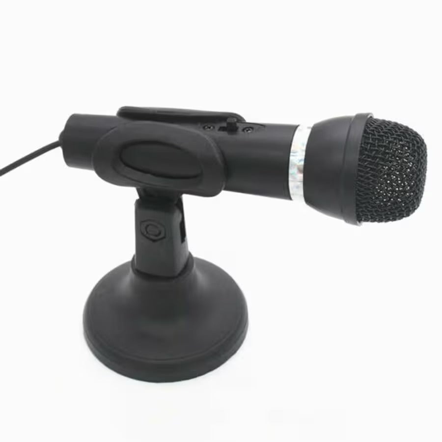 YW-30 3.5mm Plug Condenser Microphone Home Stereo Recording Microphone Interview Mic.