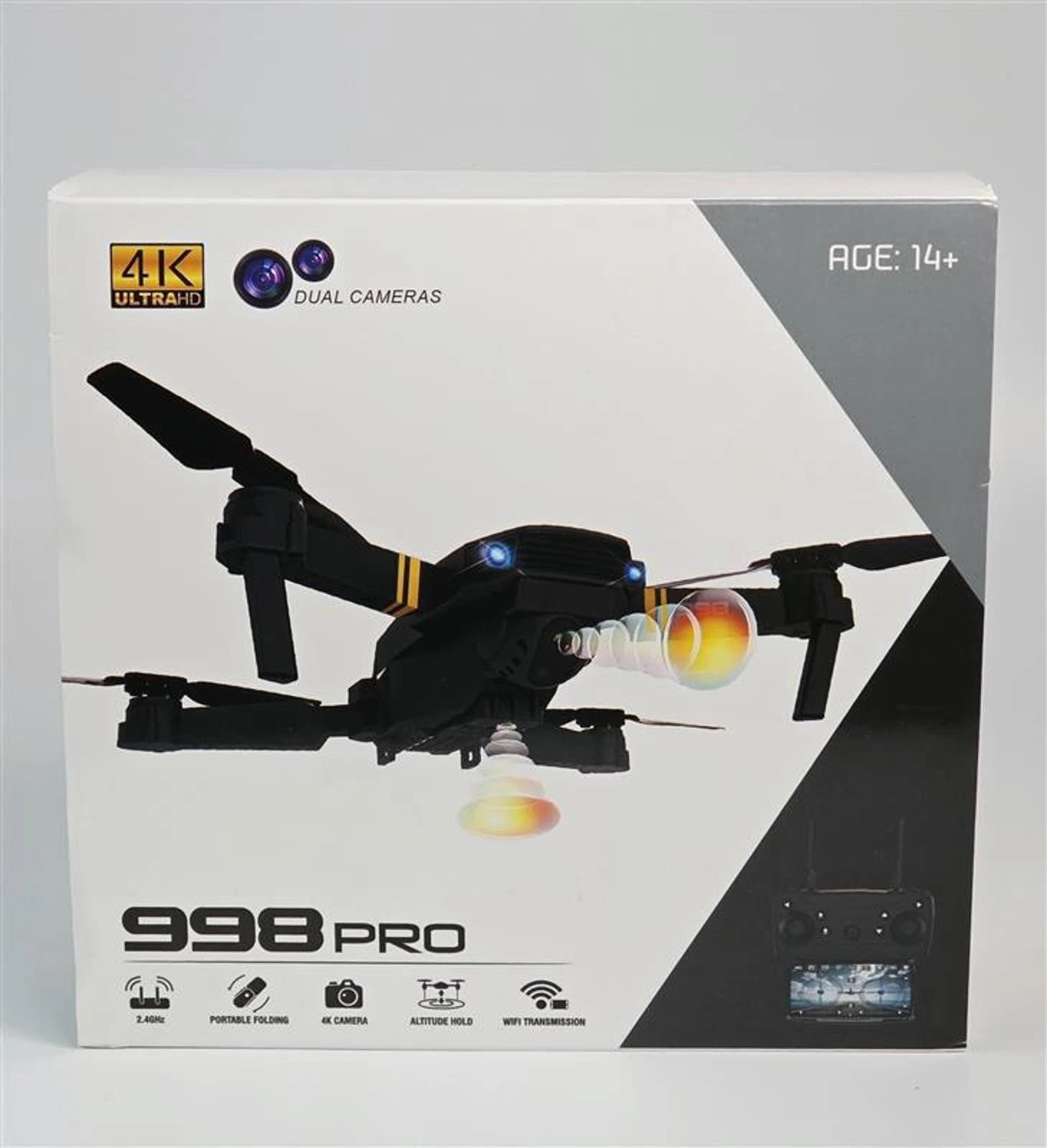 998 Pro 4K Dual Camera Foldable Drone Set