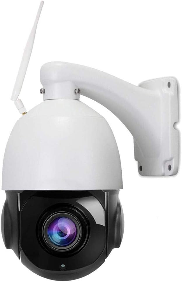Varifocal Zoom PTZ IP Camera Outdoor, Wireless WiFi Connection, 20X Optical Zoom, HD 1080P 2.0 Megapixel, 328ft IR Night Vision, Auto Focus, Varifocal Lens, SD Card
