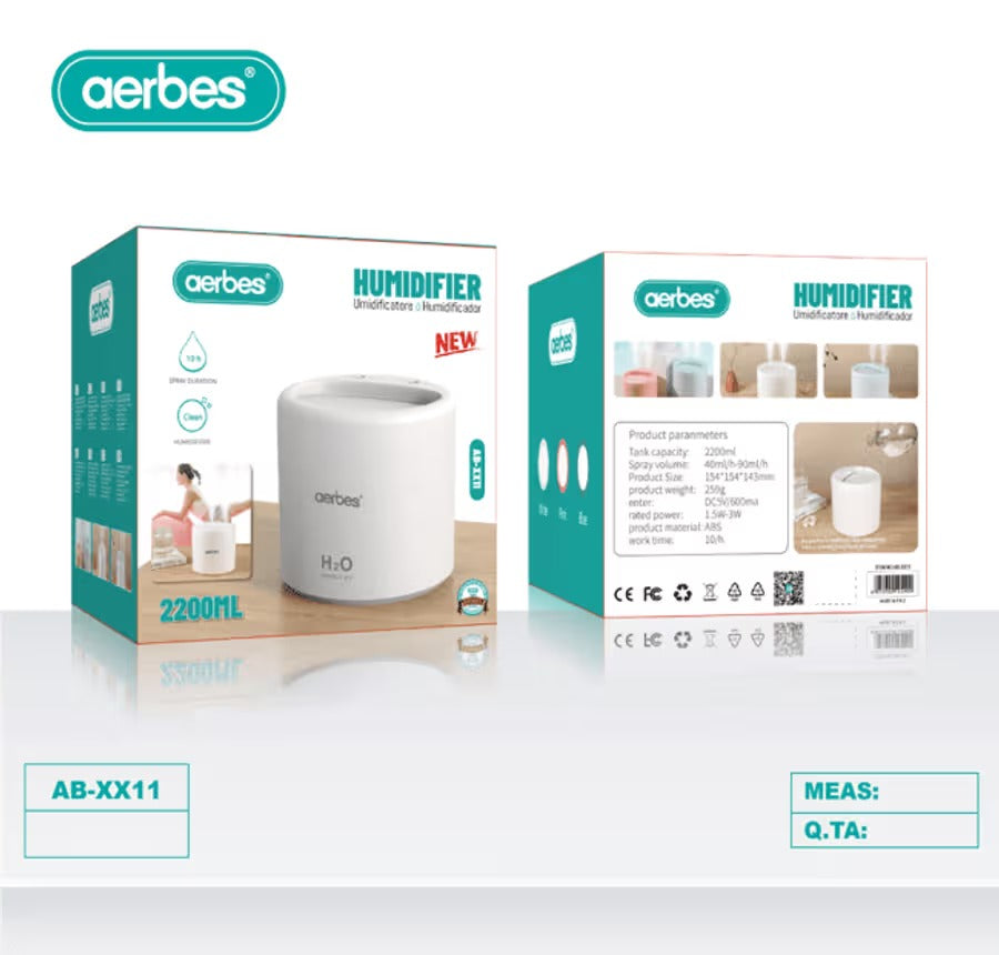 Aerbes AB-XX11 2200ML Humidifier.