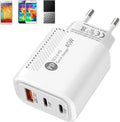 Quick Charge Adapter,Phone Charger Head - QC3.0 2PD 40W Phone Charging Block