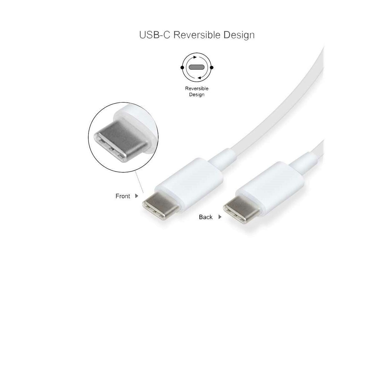 Ezra Type C To Type C PD20w Fast Charging White Cable - 2m