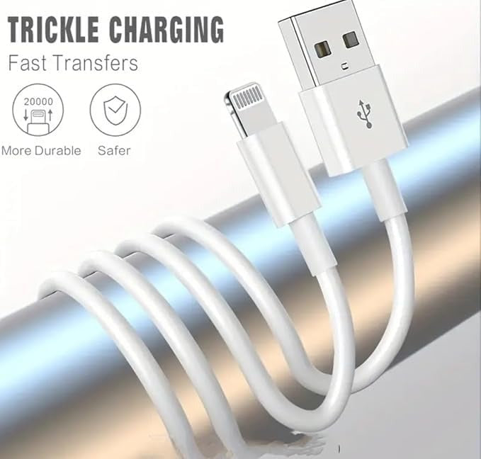 USB Lightning Cable for iPhone, iPad and iPod, Fast Charging and Data Sync.