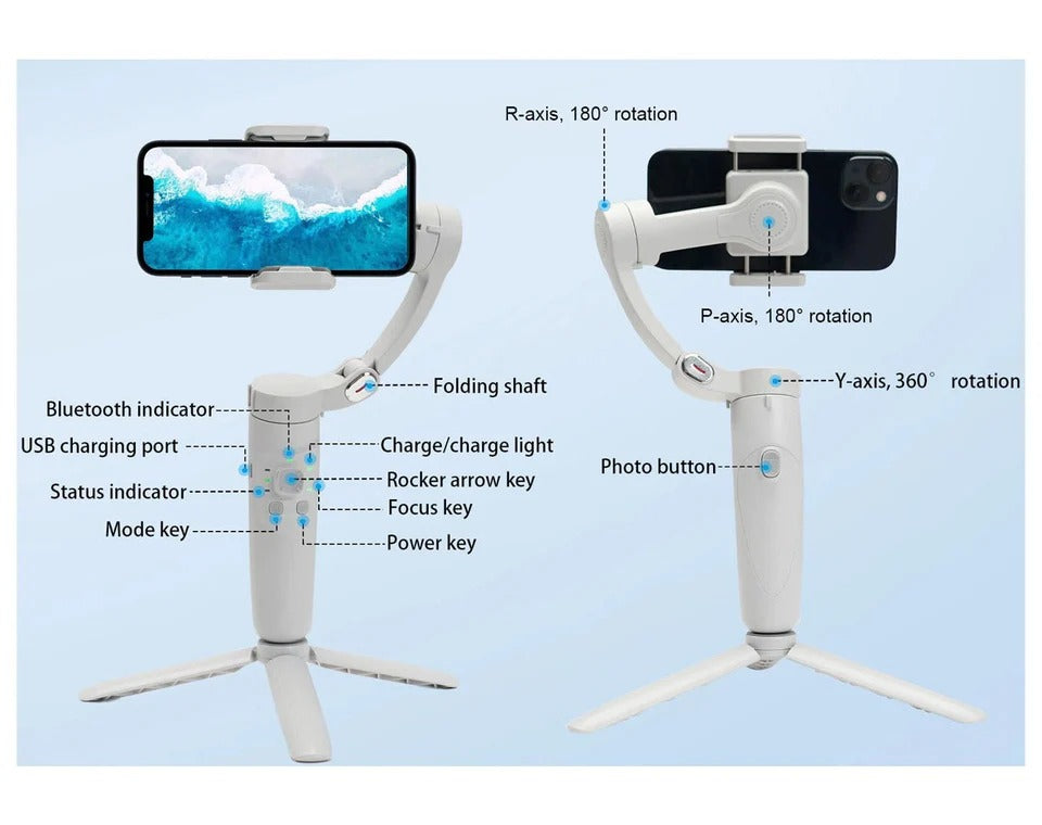 M1 Handheld Phone Stabiliser 3-Axis Gimbal M1
