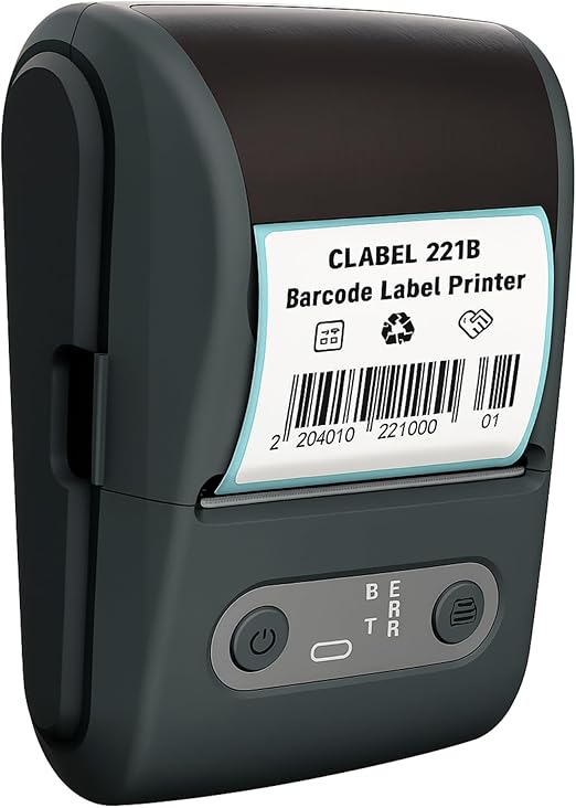 Bluetooth Label Printing Machine – Compact Wireless Label Printer for Office, Logistics & Retail