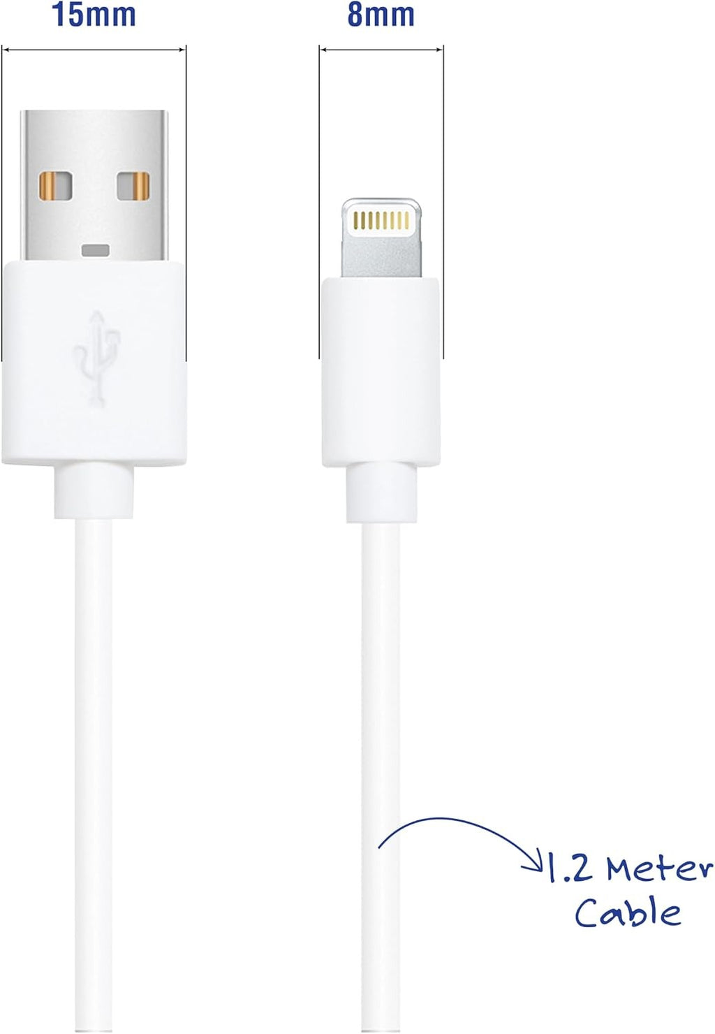 EZRA 10W  durable USB-A to Lightning Cable .