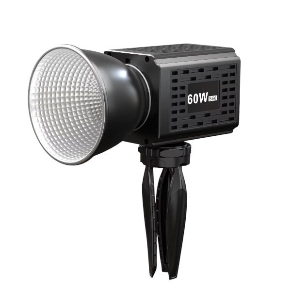 PM-200 Rechargeable 60W Bi-Color COB Video Light 12000mAh 3200-6500K With Stepless Dimming