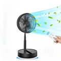 8-Inch Rechargeable Oscillating Foldaway Fan & Standing Fan