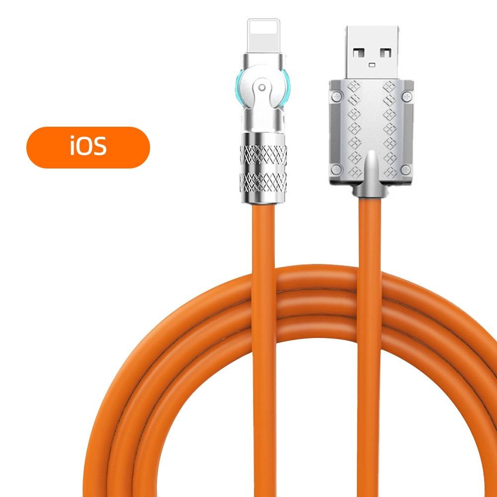 USB A to Lightning Cable – Fast Charging & Data Sync for iPhone, iPad, iPod | 1 Meter Durable Charging Cord | Compatible with iPhone 120W Fast Charging Cable, 180° Rotatable Portable Charger Cable Compatible For iPhone 17,16 Pro,15 Pro Max, 17 Air.