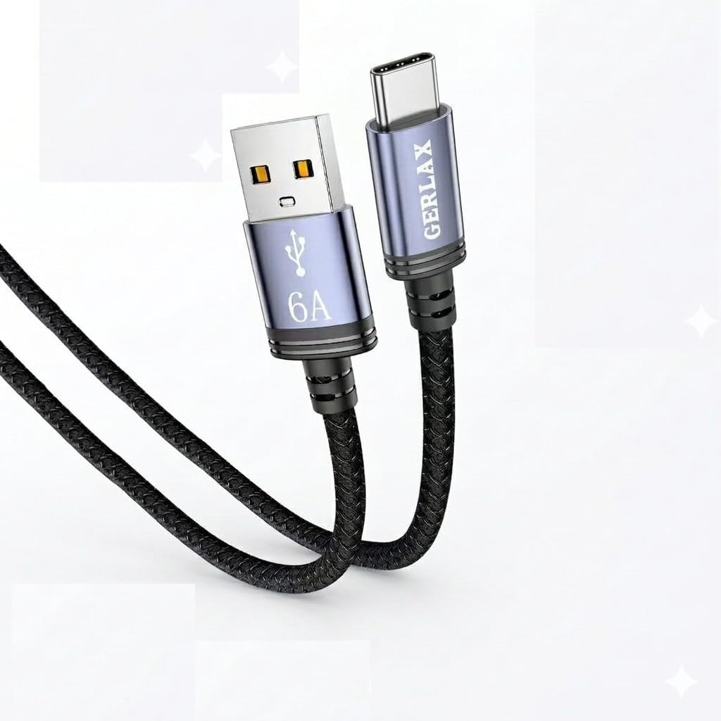 Fast Charging | Lightning/Micro/Type-C | 6A High Speed Charging | Flexible Design (Micro).