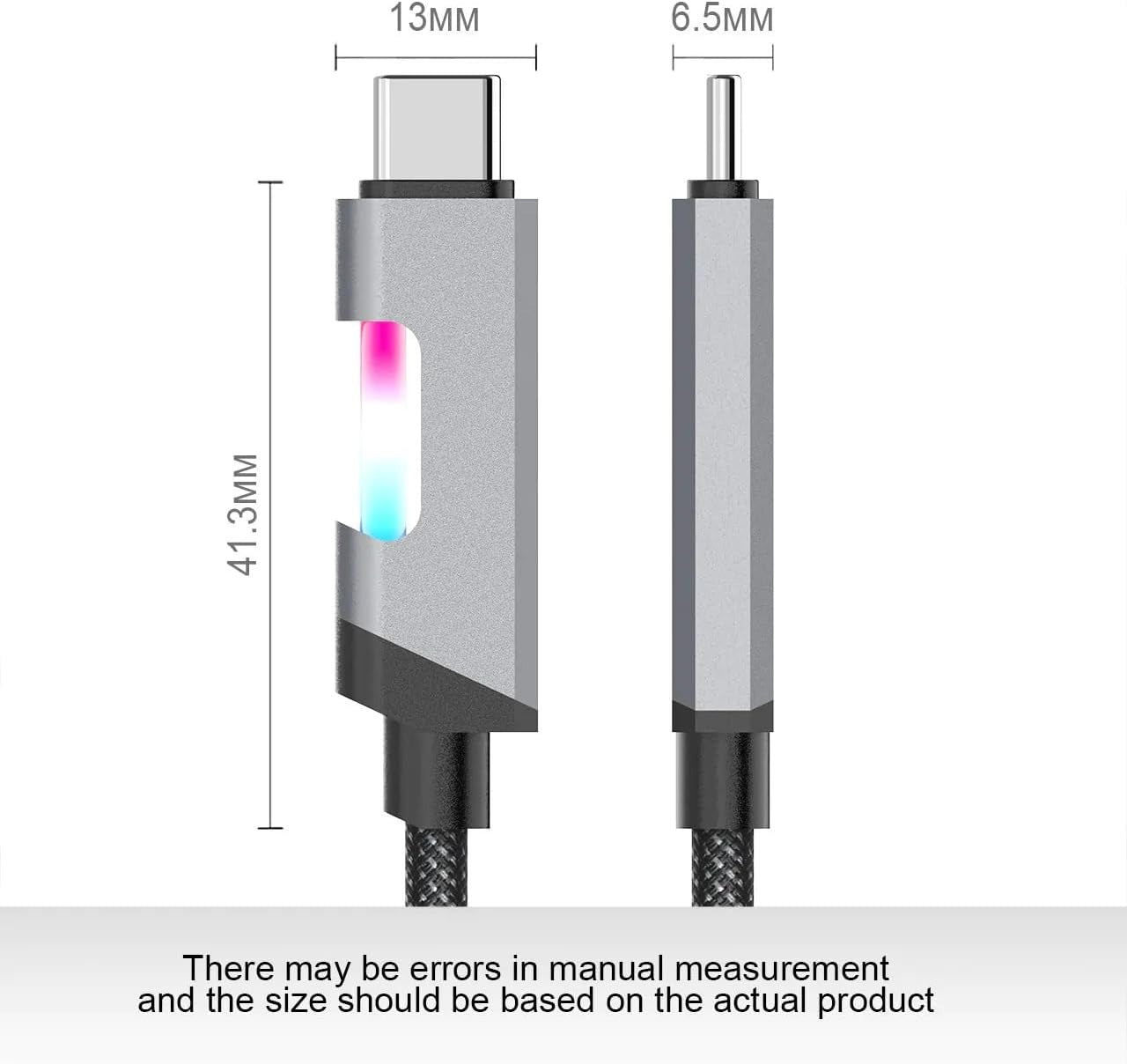 EZRA 60W PD3.0 Fast Charging, Zinc Alloy Nylon Braided USB to Type-C Cable, for iPhone 15/Pro/Plus/Pro Max, (USB C/C, 1m)