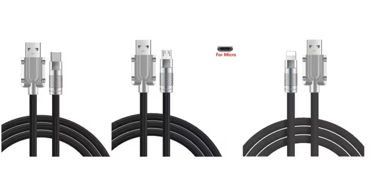 Fast Charging Data Cable Fully compatible With Data Cable 120W .