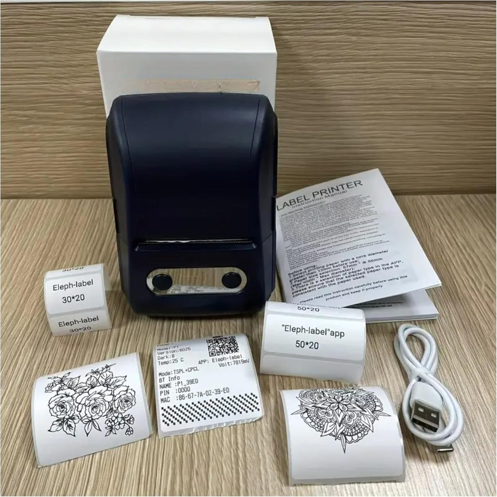 Bluetooth Label Printing Machine – Compact Wireless Label Printer for Office, Logistics & Retail
