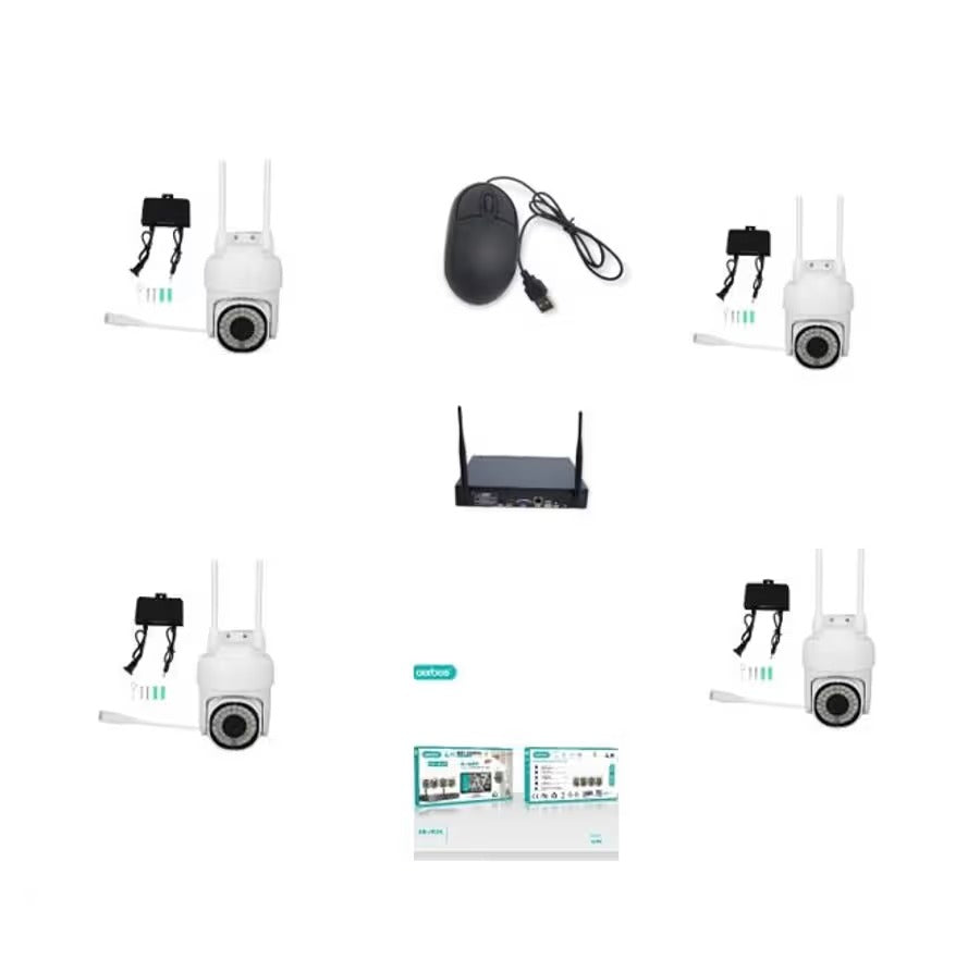 Aerbes AB-JK34 Ball Machine 4 Cameras NVR Set 4 Channel