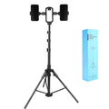 PM-201 1.9M Tripod Stand With 2 in 1 Phone Holder.