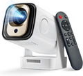 AB-TYY07 Smart Android LED Projector with Remote Control – Wi-Fi 6, Bluetooth 5.4, HDMI/USB, Auto Focus – Portable Home Cinema for Movies, Gaming