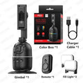 Magic Gimbal P03 Auto Face Tracking Tripod Bluetooth Selfie Stick  (Black, Remote Included).
