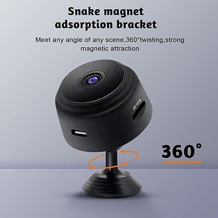beseloa Hidden Spy Camera, Wireless Mini Camera Full HD with Audio and Video