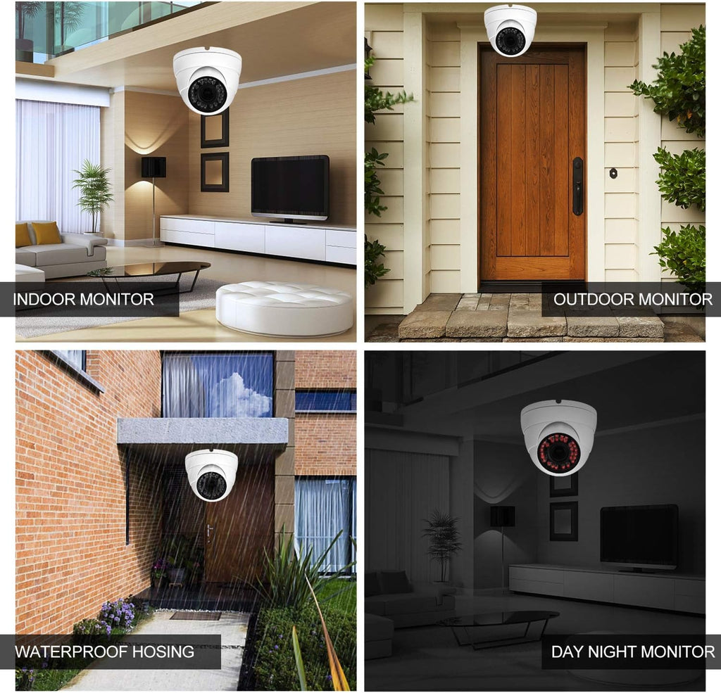 HD Infrared Waterproof Camera – Night Vision Rearview Camera for Backup & Surveillance – Wide-Angle View .