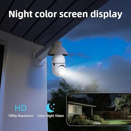 LIGHT BULB WiFi SECURITY CAMERA