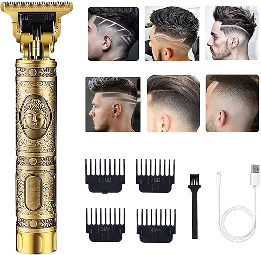 Hair Clippers for Men, Cordless Electric Hair Trimmer and Beard Shaver.