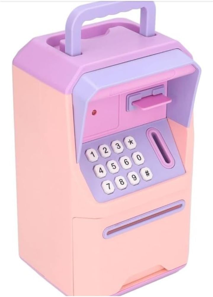 Smart Electronic Bank With Face Recognition (pink)