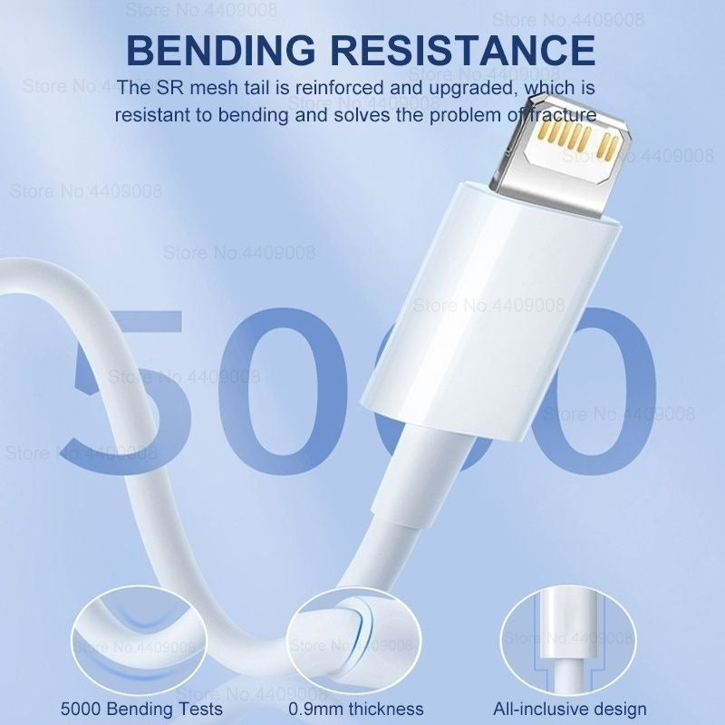 2m 30W Fast Charging USB-C Cable Compatible with iPhone 14/13/12/11
