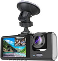 Dash Camera for Cars 3 Channel Dash Cam Driving Recorder 3-Lens with 2" IPS