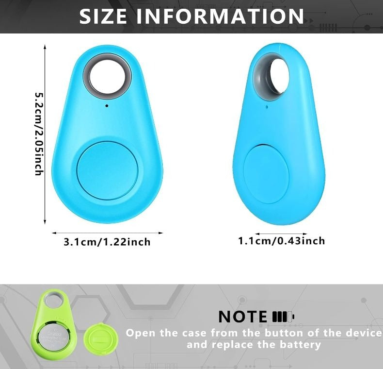 8 Pack Key Finder Locator Anti Lost GPS Tracker Wireless Anti Lost Alarm.