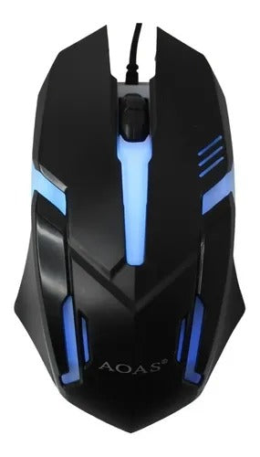 GENERIC BLACK WIRED GAMING MOUSE