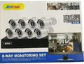 Andowl 8-Way Wireless CCTV Surveillance Kit, 8 Channel, Outdoor Security Camera Monitoring Set.