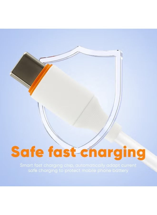 EZRA PD Type-C To Type-C Cable For Nothing CMF Phone 2 Pro Original USB Data & Charging Cable PD Dash WRAP Fast Charging 60W High Speed Rapid Fast Turbo QC 3.0 Charging Cable (White, 4Amp, SE.Q9)