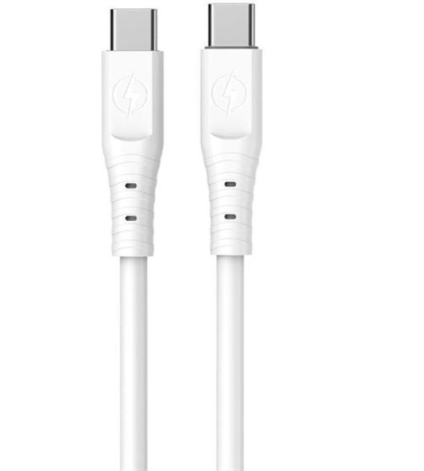 Ezra Type C To Type C PD20w Fast Charging White Cable - 2m