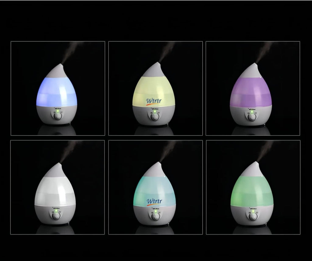 Wtrtr Cool Mist Humidifier for Bedroom, 3L Ultrasonic Air Humidifier for Babies, Premium Humidifying Unit, Whisper-Quiet Operation & Automatic Shut-Off...