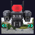 4G Solar Home Security Camera – AI-Powered, 4-Lens, App-Controlled