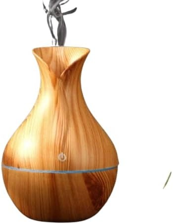 Perfect Dealz Grain Electric Essential Oil Diffuser and Humidifier - Light Brown
