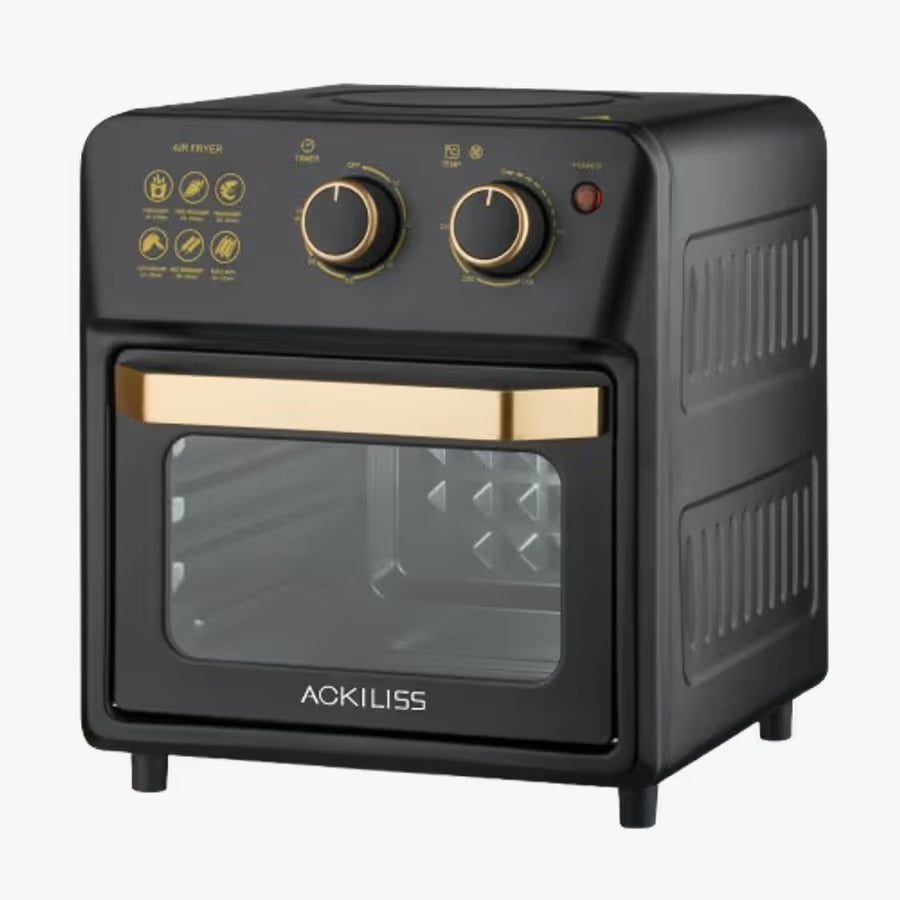 ACKILISS 1300W Electric Oven and Air Fryer 14L