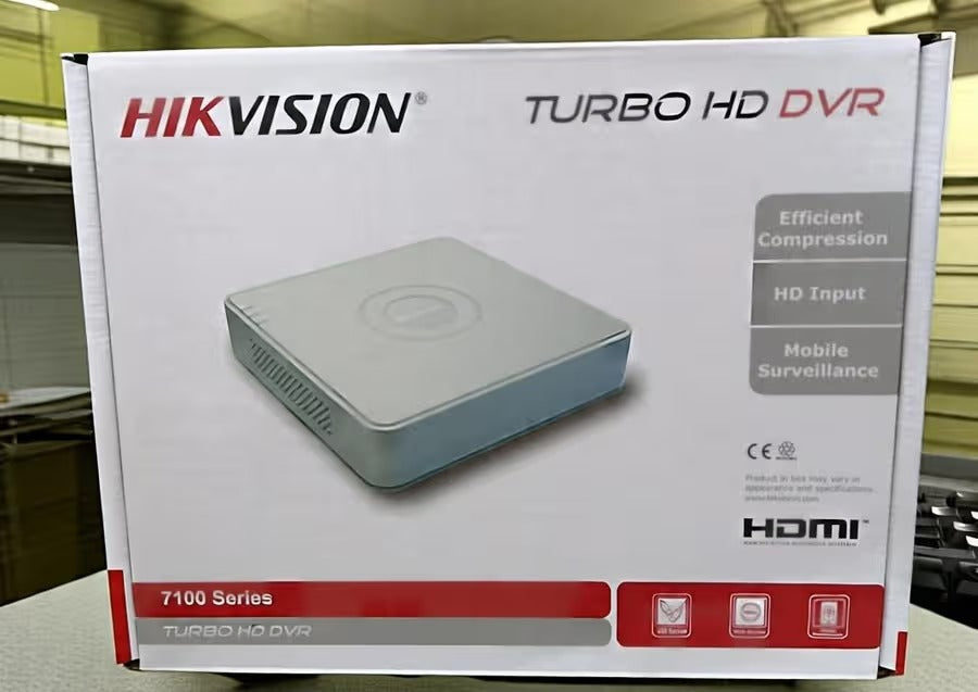 Hikvision 8 Channel 7100 Series Turbo HD DVR.