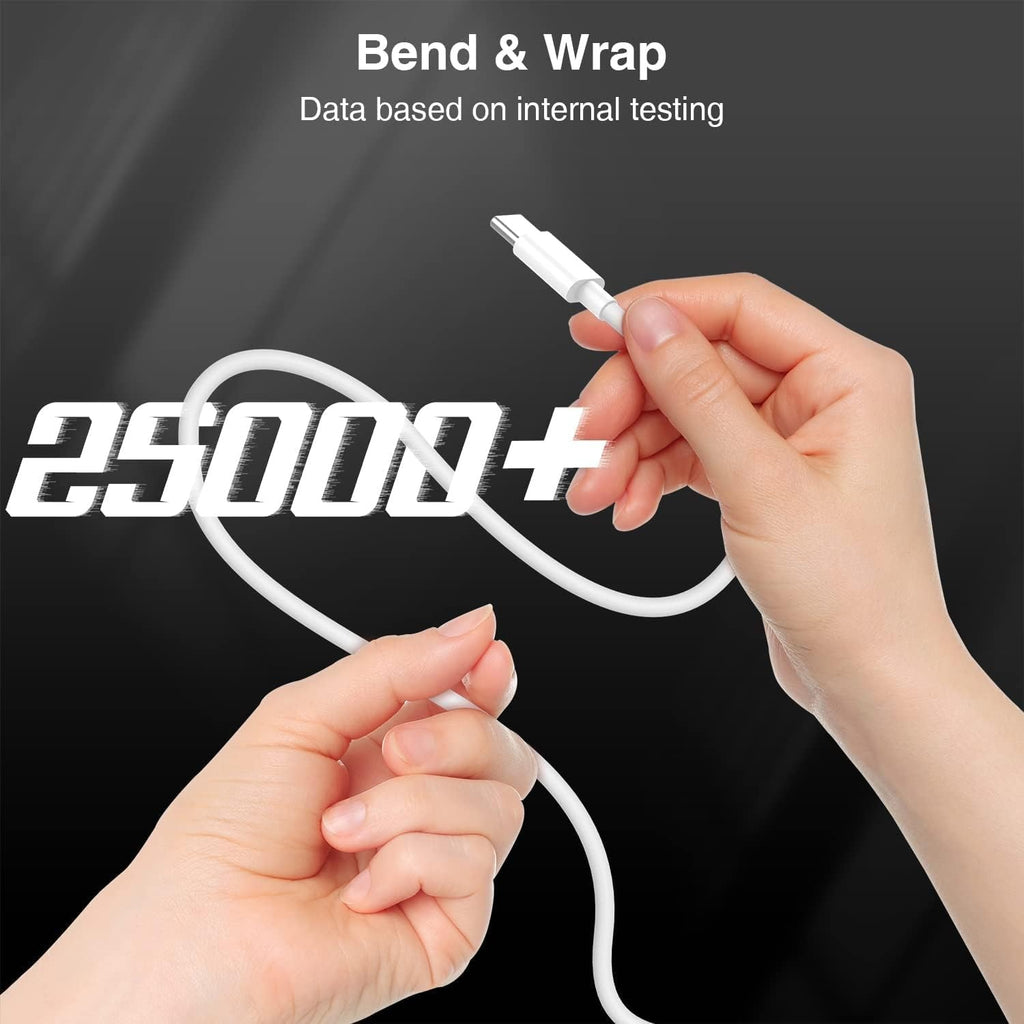 EZRA  66W Type-C to Type-C Cable 2M Nylon Braided 5A Fast Charging 480Mbps High Speed Data Sync Cable Compatible with Laptops, Smartphones and Gaming Devices